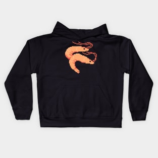 Pixel Shrimps Kids Hoodie